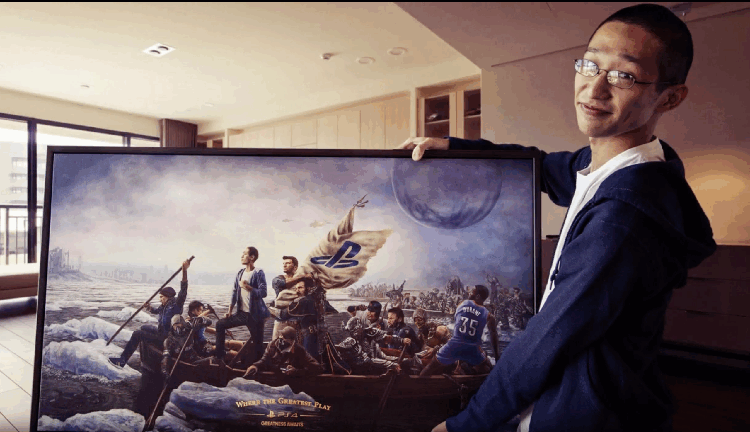 Screenshot from the Sony Playstation Gamer Masterpiece ad campaign